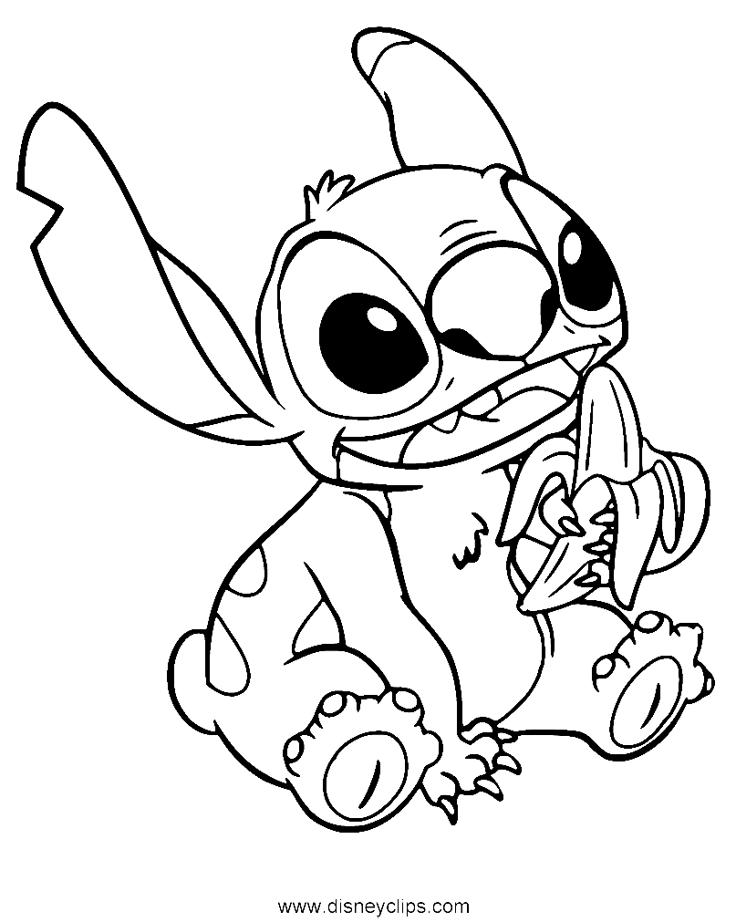 Lilo stitch coloring pages printable for free download