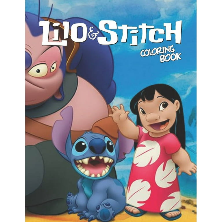 Lilo stitch coloring book a fantastic lilo stitch christmas coloring book for kids to relax and relieve stress paperback