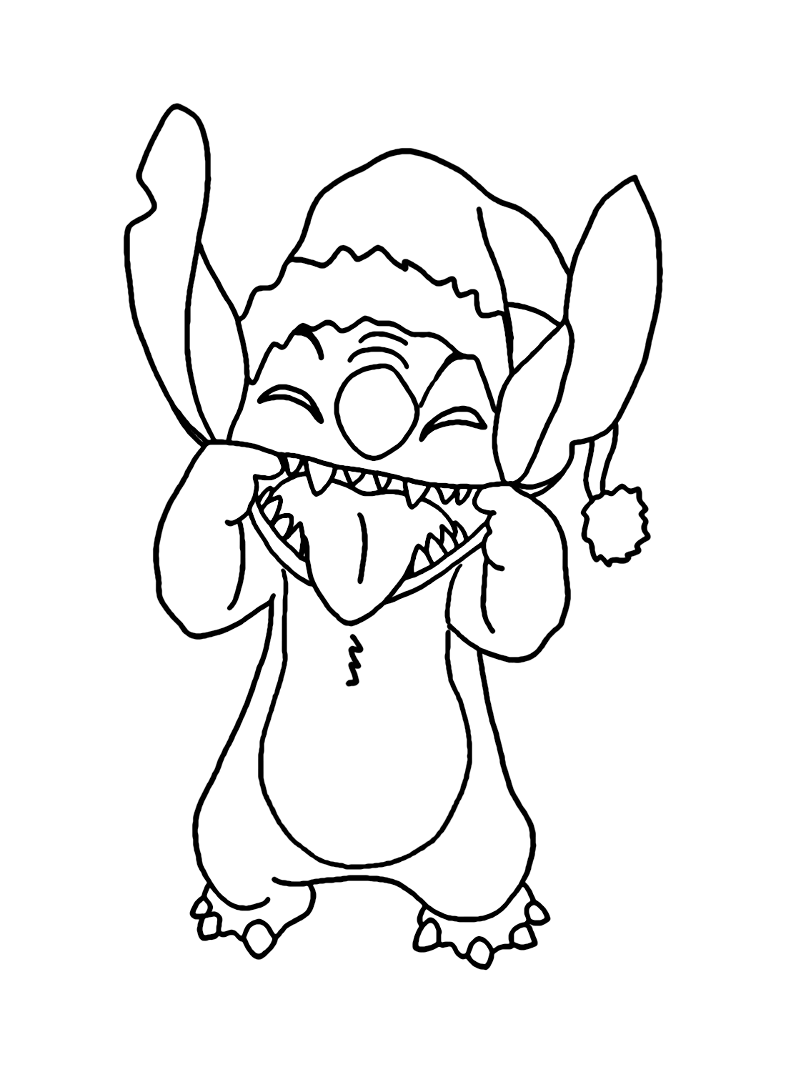 Stitch coloring pages