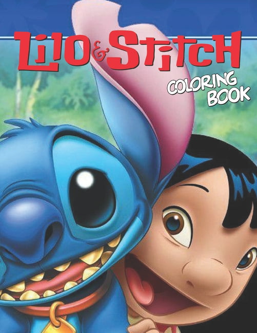 Lilo stitch coloring book a fantastic lilo stitch christmas coloring book for kids to relax and relieve stress paperback