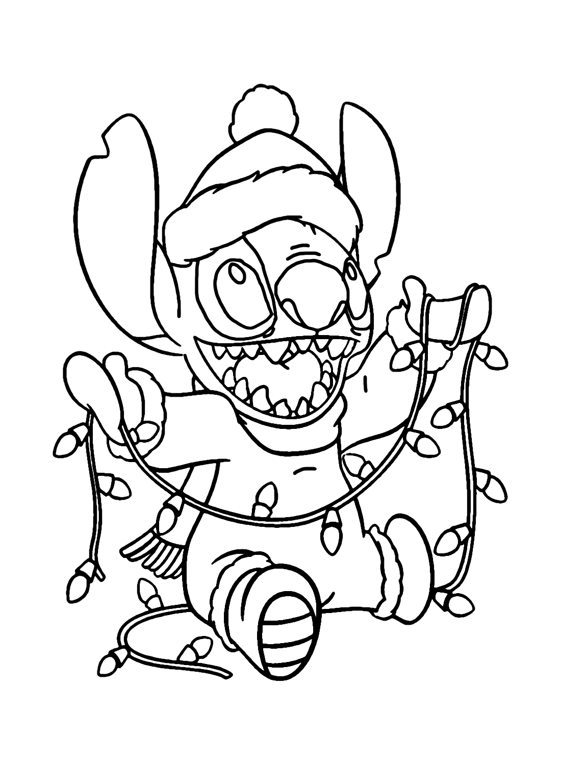 Stitch coloring pages
