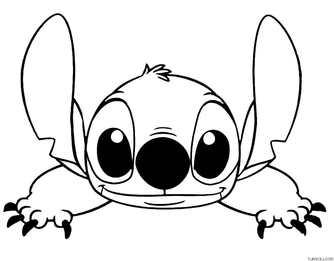 Stitch coloring page