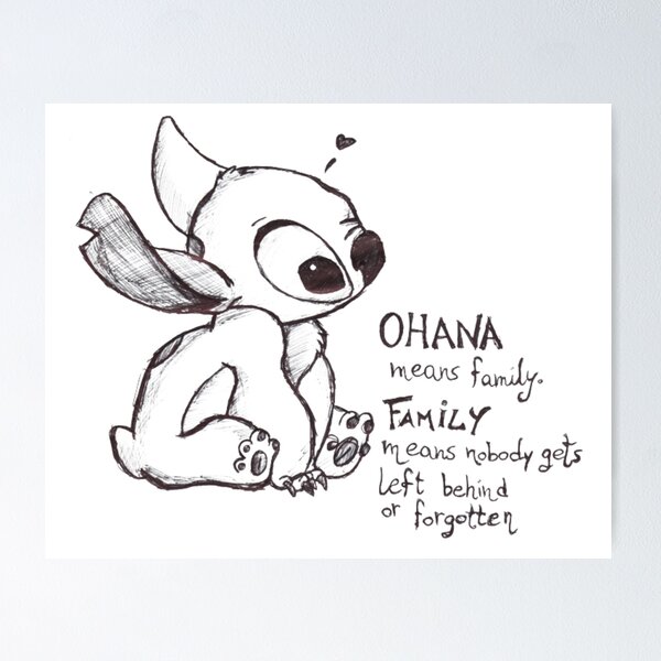 Stitch poster for sale by floriana