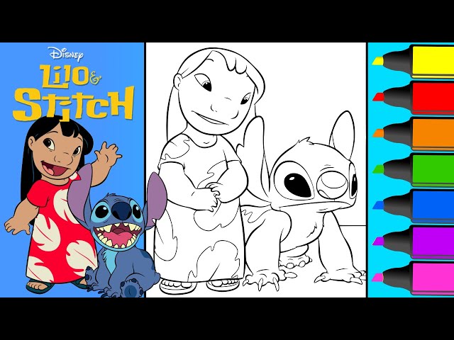 How to color lilo and stitch from disney