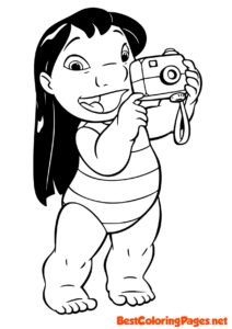 Lilo and stitch coloring pages