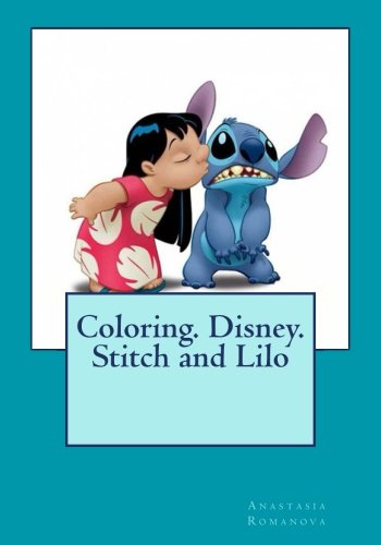 Coloring disney stitch and lilo by anastasia romanova