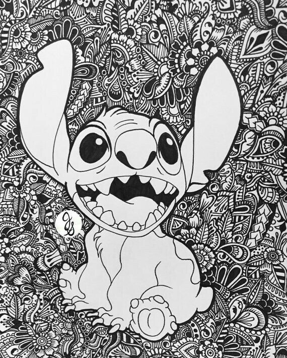 Pin by peggy proost on stitch coloring pages disney coloring pages mandala coloring pages