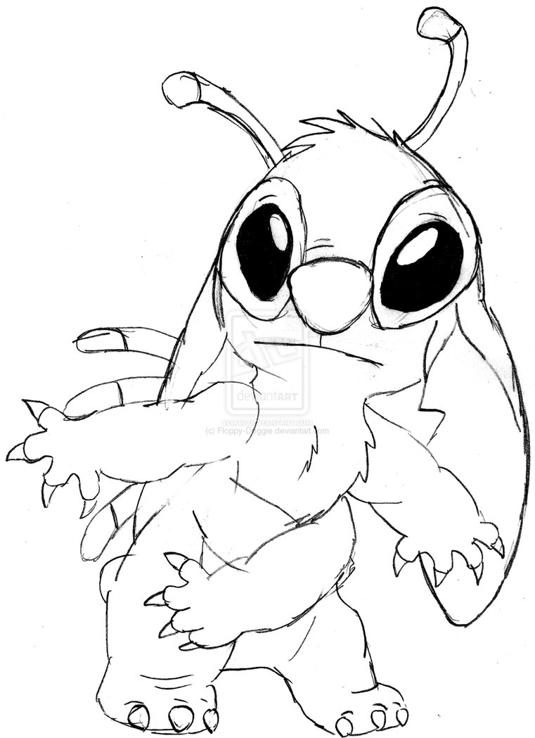 Lilo and stitch coloring pages to print