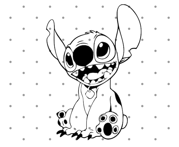 Stitch svg cartoon svg stitch silhouette svg stitch cricut svg for cricut instant download instant download