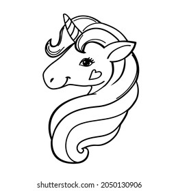 Unicorn head silhouette images stock photos d objects vectors