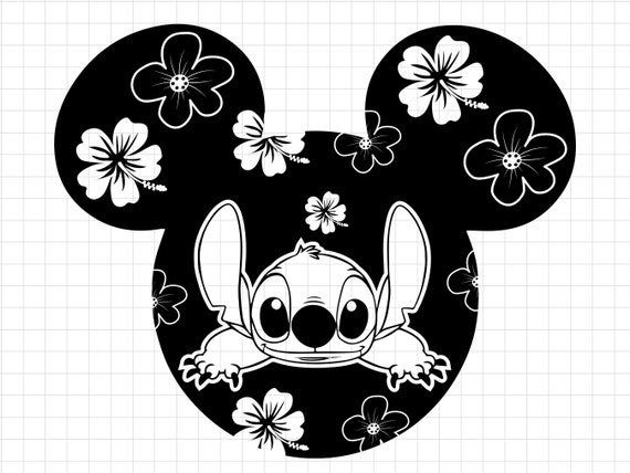 Stitch svg stitch silhouette svg mouse head svg magic castle svg magic kingdom svg mouse ears svg svg png files cricut sublimation instant download