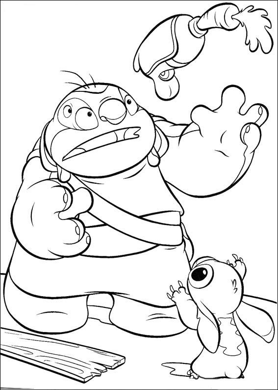 Lilo y stitch para dibujar