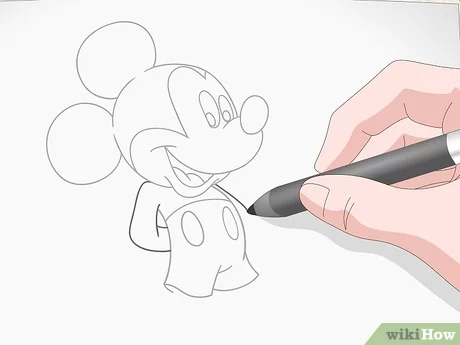 Ways to draw mickey mouse