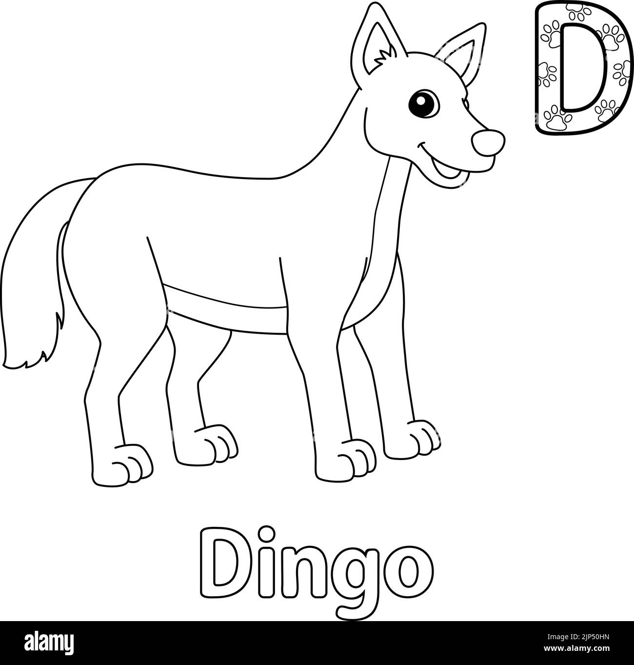 Tracing letter d hi