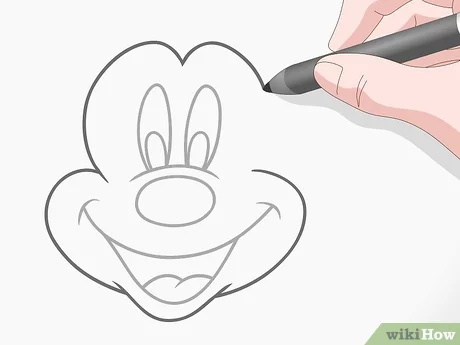 Ways to draw mickey mouse