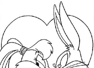 Bugs bunny coloring pages to print and print online