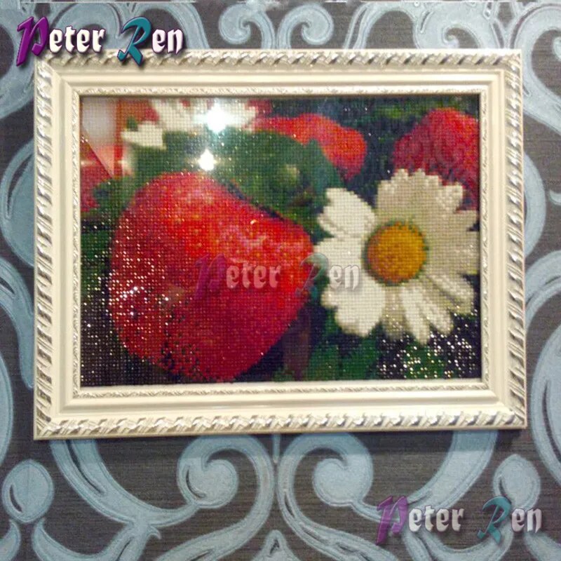 Squareround old couple walking slowly in the rain diamond painting cross stitch rhinestones diamond embroidery art decoration