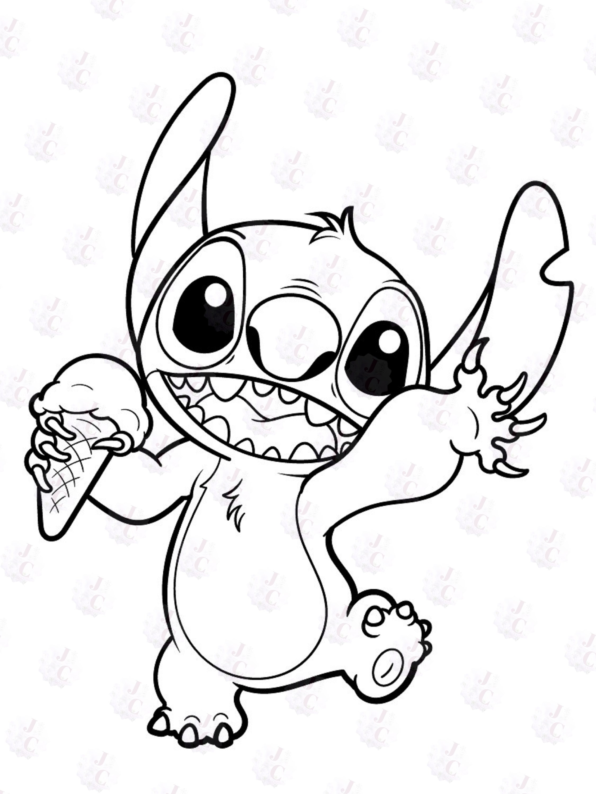Stitch with ice