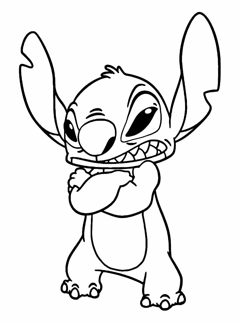 Desenhos do stitch para colorir e imprimir
