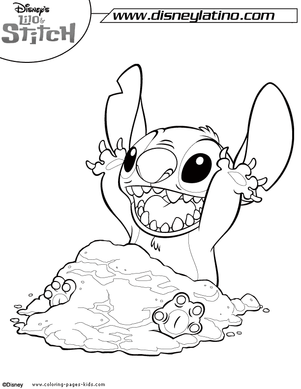 Lilo stitch coloring pages
