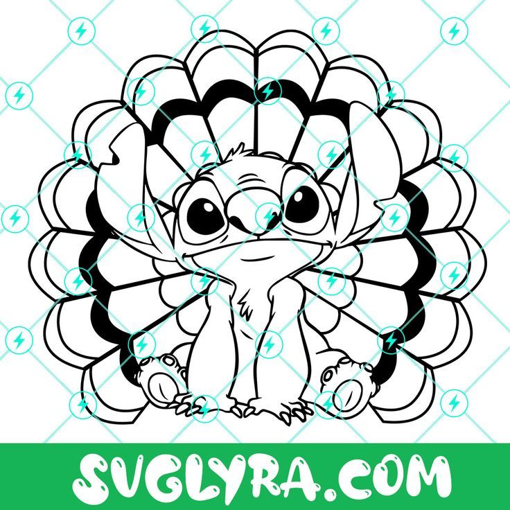 Stitch thanksgiving turkey svg stitch svg turkey svg thanksgiving svg svg things to sell stitch