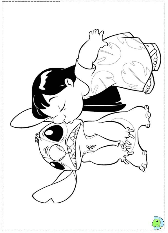 Coloring page stitch coloring pages lilo and stitch drawings cartoon coloring pages