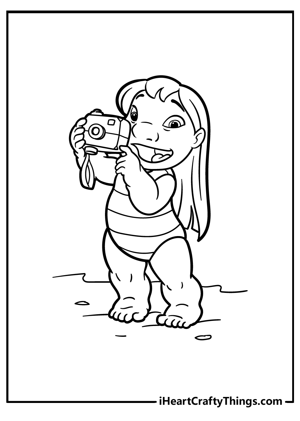 Lilo stitch coloring pages free printables