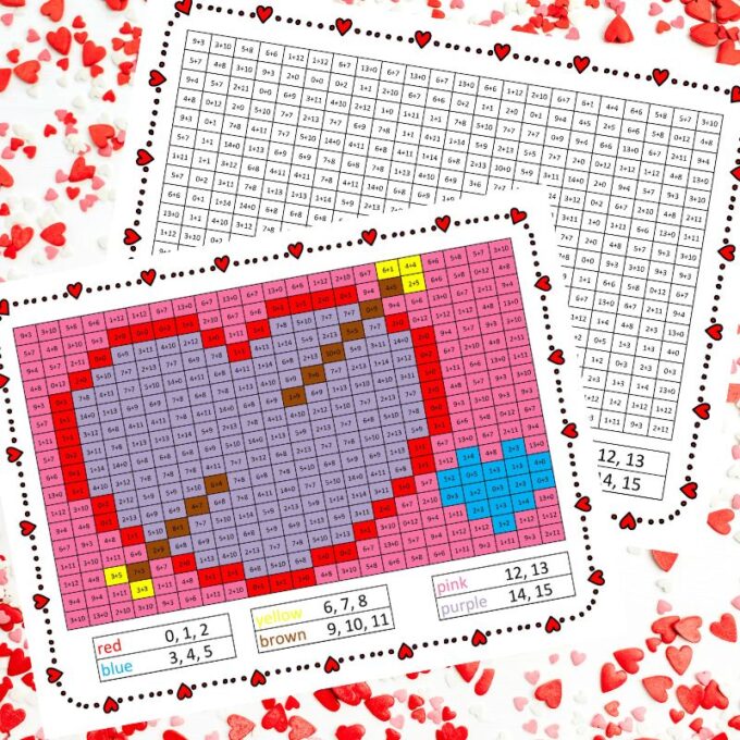Valentines day coloring pages