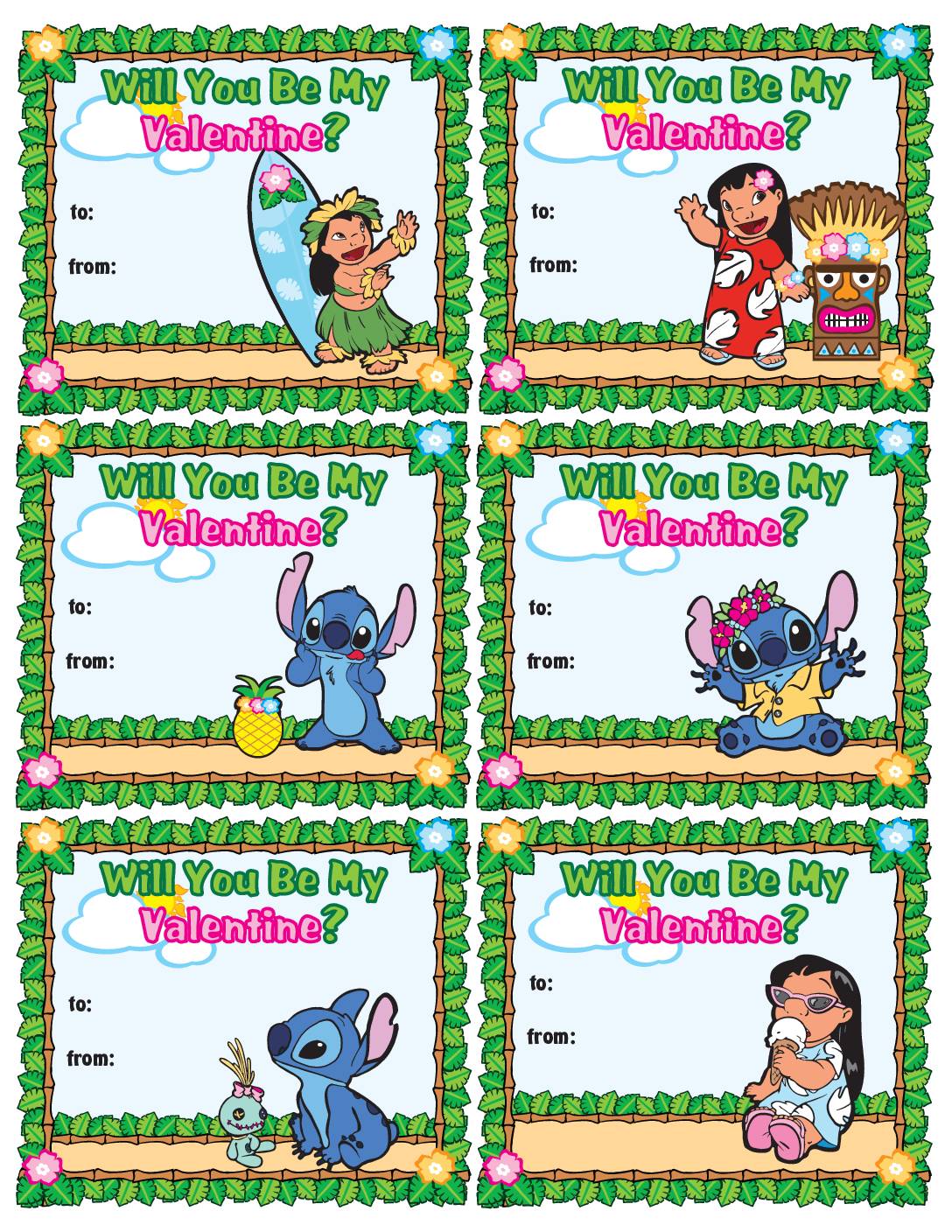 Valentine lilo and stitch