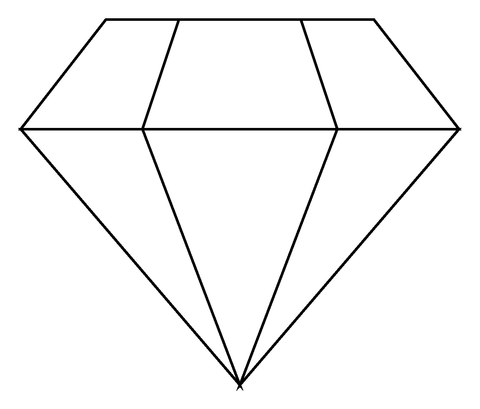 Gem stone emoji coloring page free printable coloring pages