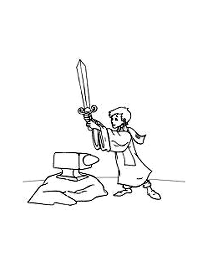 Merlin the enchanter coloring page to print