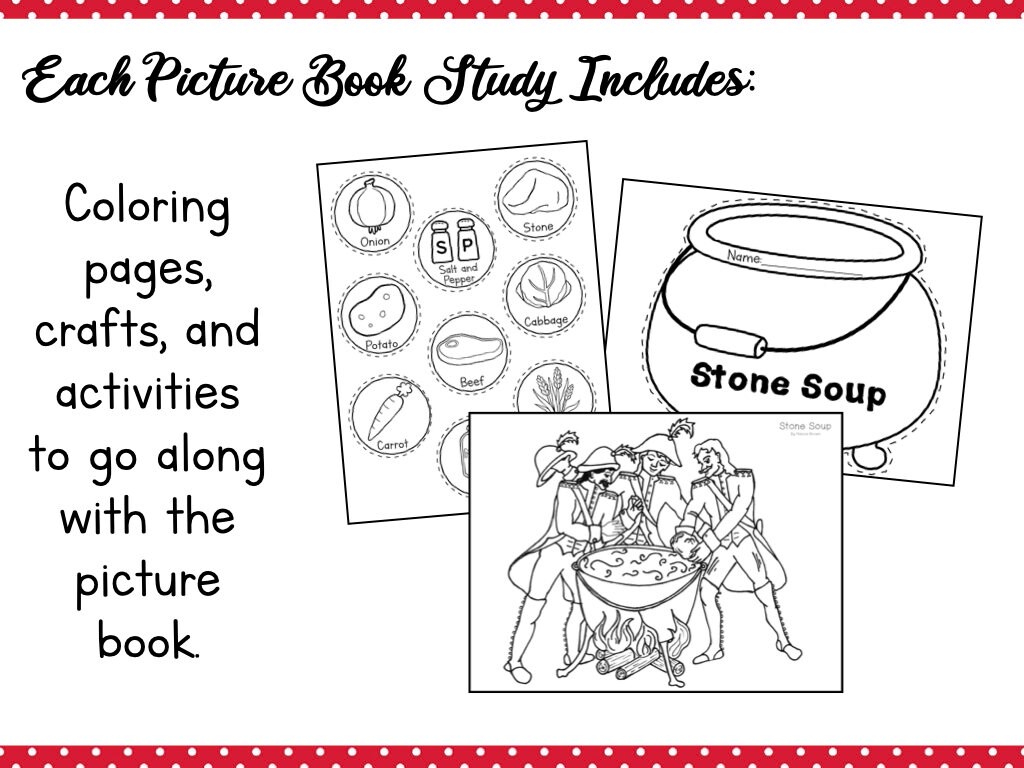 Stone soup picture book study panion download now