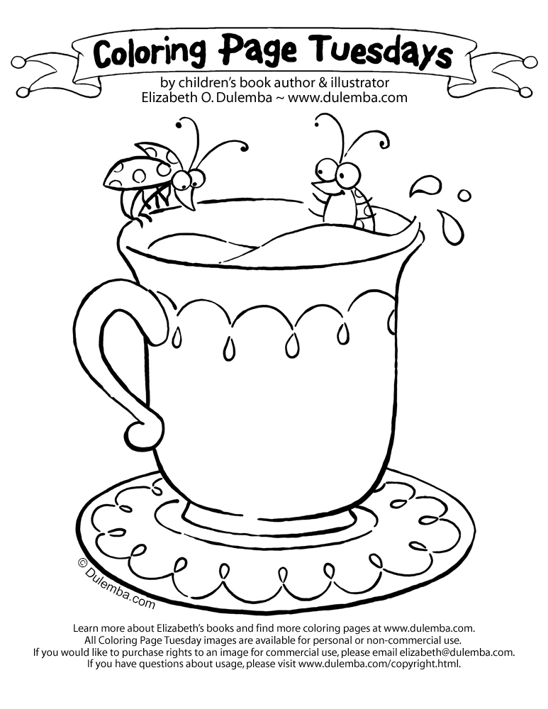 Coloring page tuesday