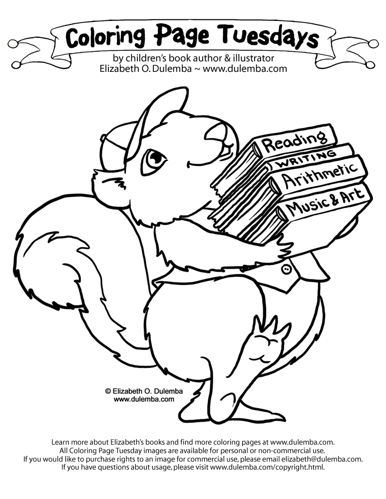 Coloring page tuesday