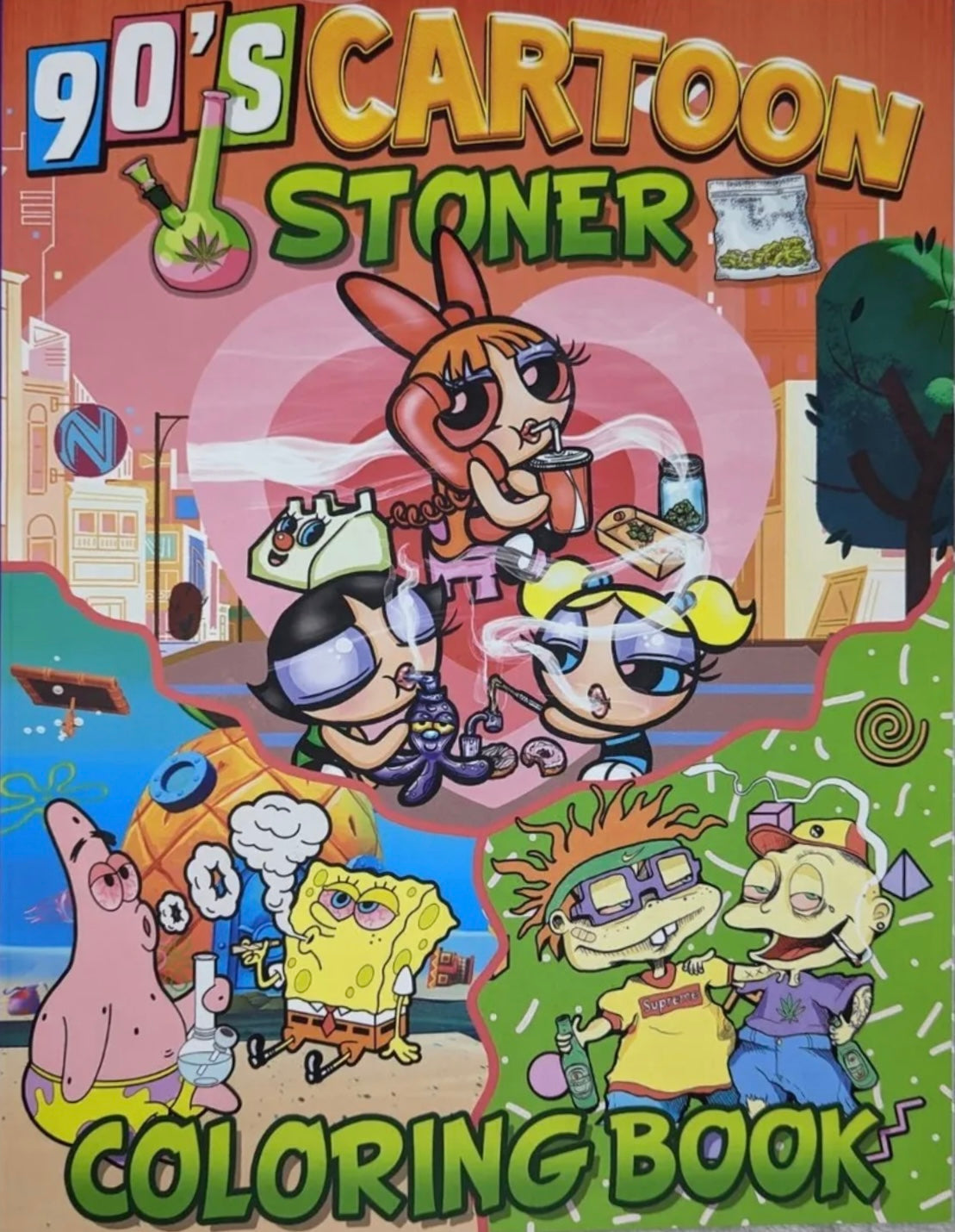 Stoner cartoon coloring book â official stoners nation