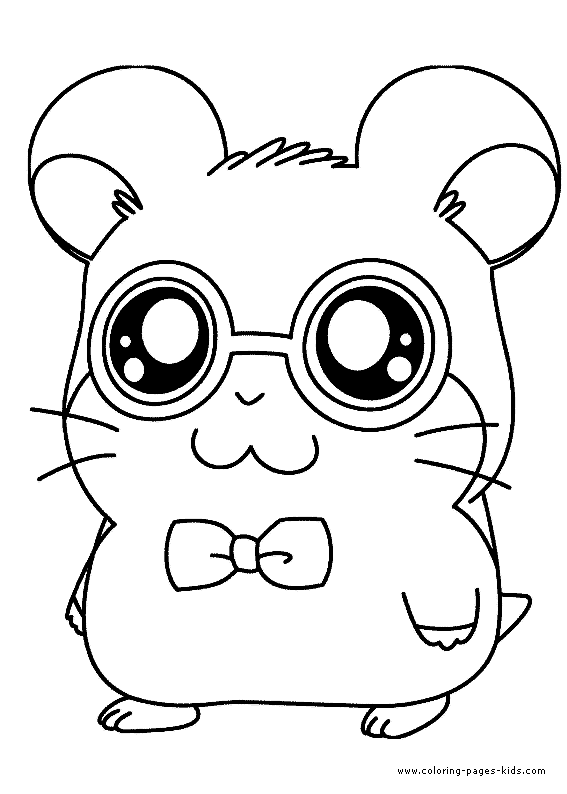 Hamtaro color page