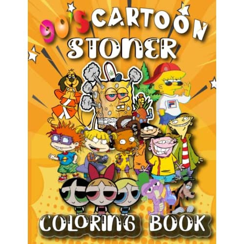 S cartoon stoner coloring book stoners perfect gift funny trippy coloring book for adults mindful zendoodle coloringstoners psychedelic coloring book