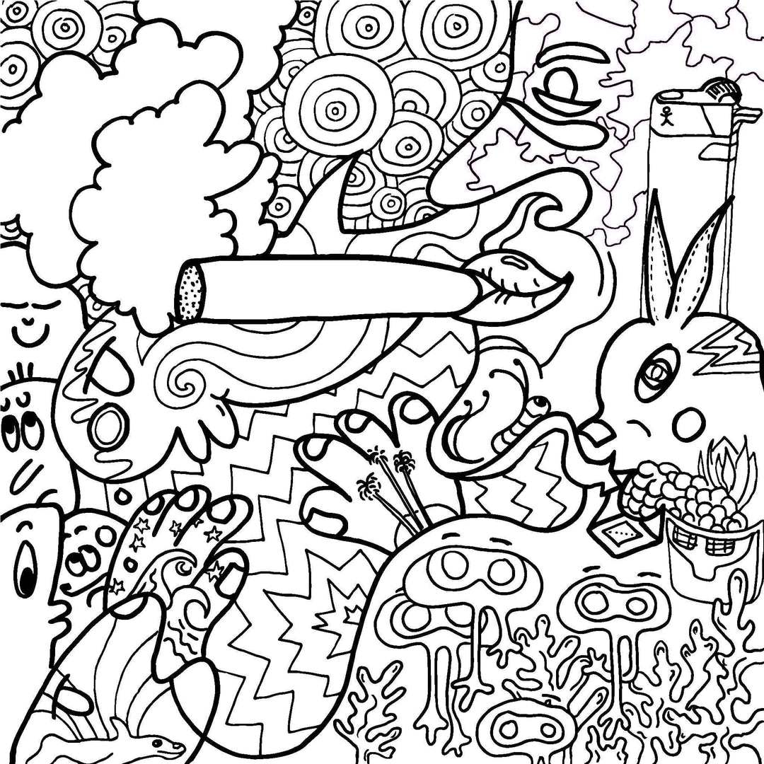The stoners coloring book