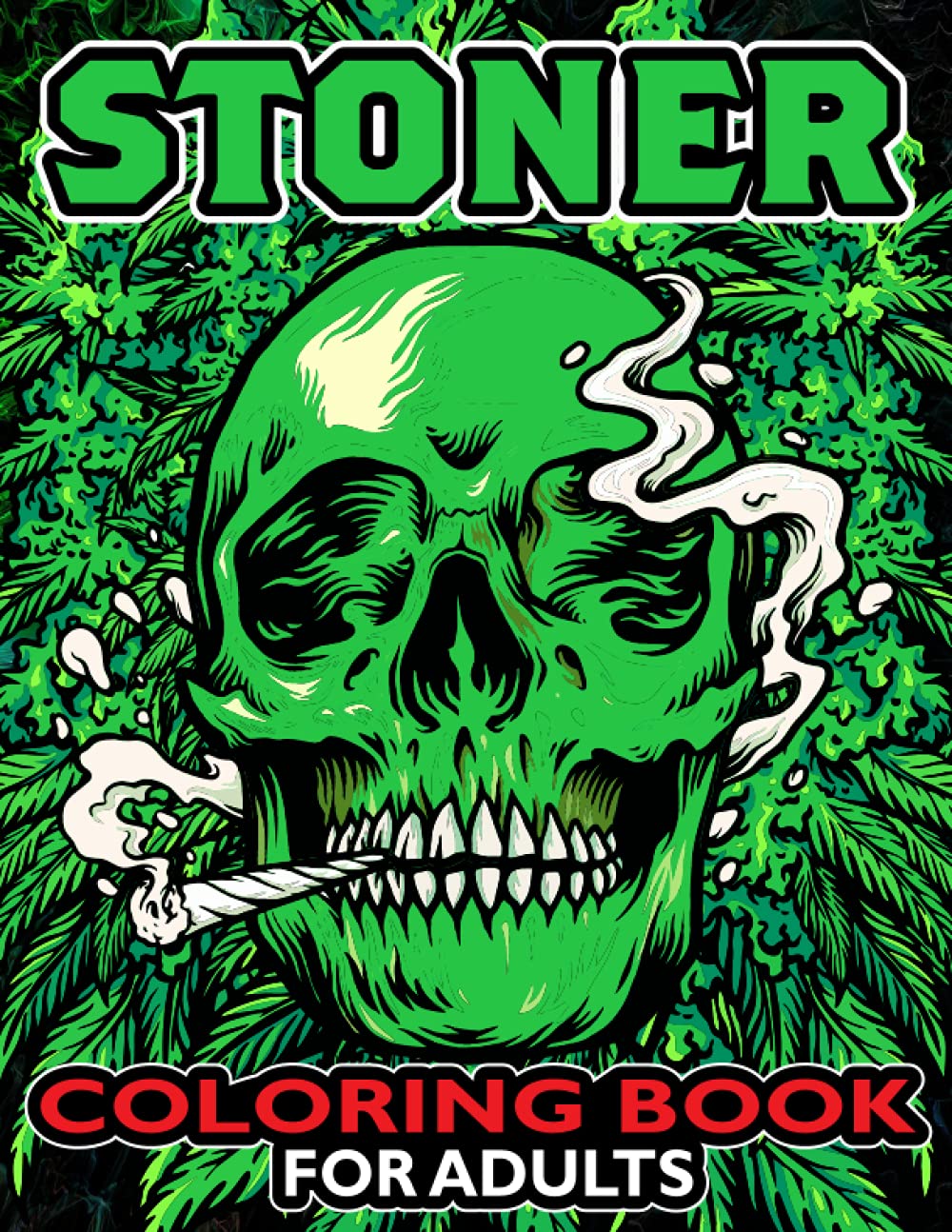Stoner coloring book for adults a trippy coloring palestine