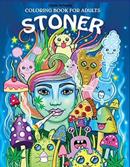 Stoner coloring book for adults â nomad chic
