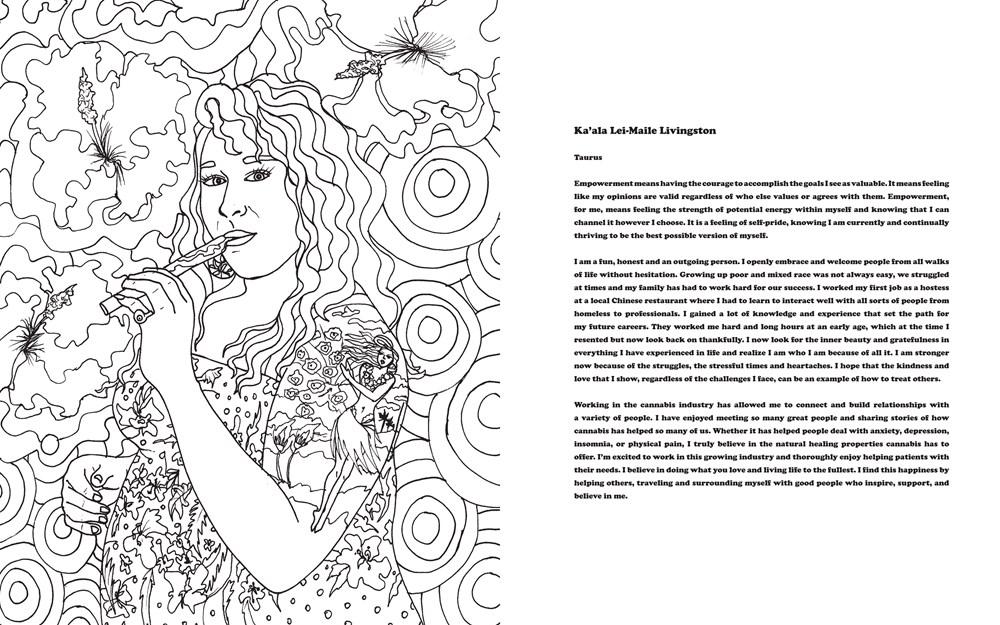 The stoner babes coloring book microcosm publishing