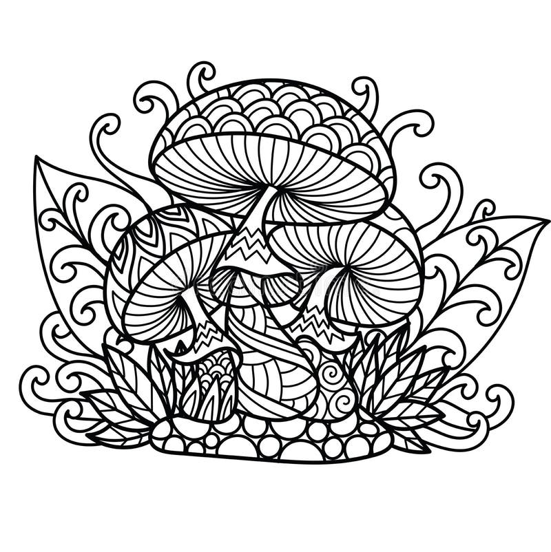 Mushroom mandala stock illustrations â mushroom mandala stock illustrations vectors clipart