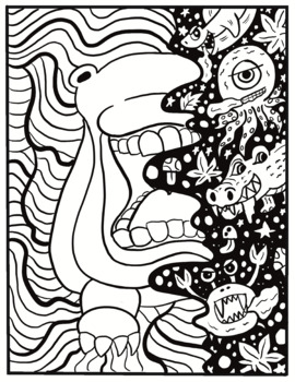 Stoner coloring books by coloring art tpt