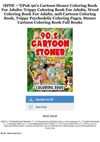 Epub s cartoon stoner coloring book