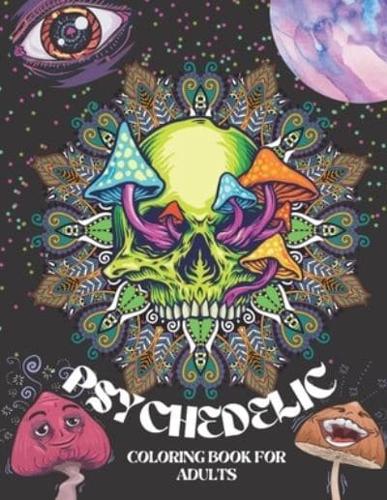 Psychedelic loring book for adults stoner books blackwells