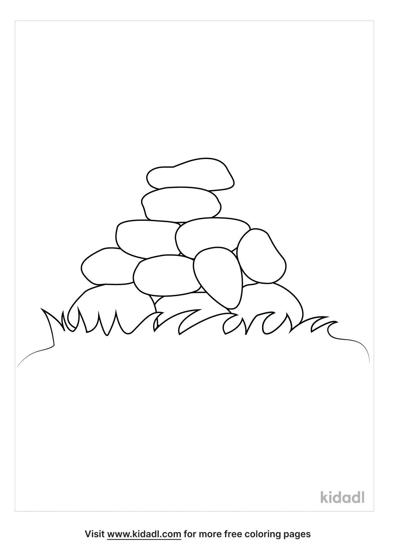 Free stones coloring page coloring page printables