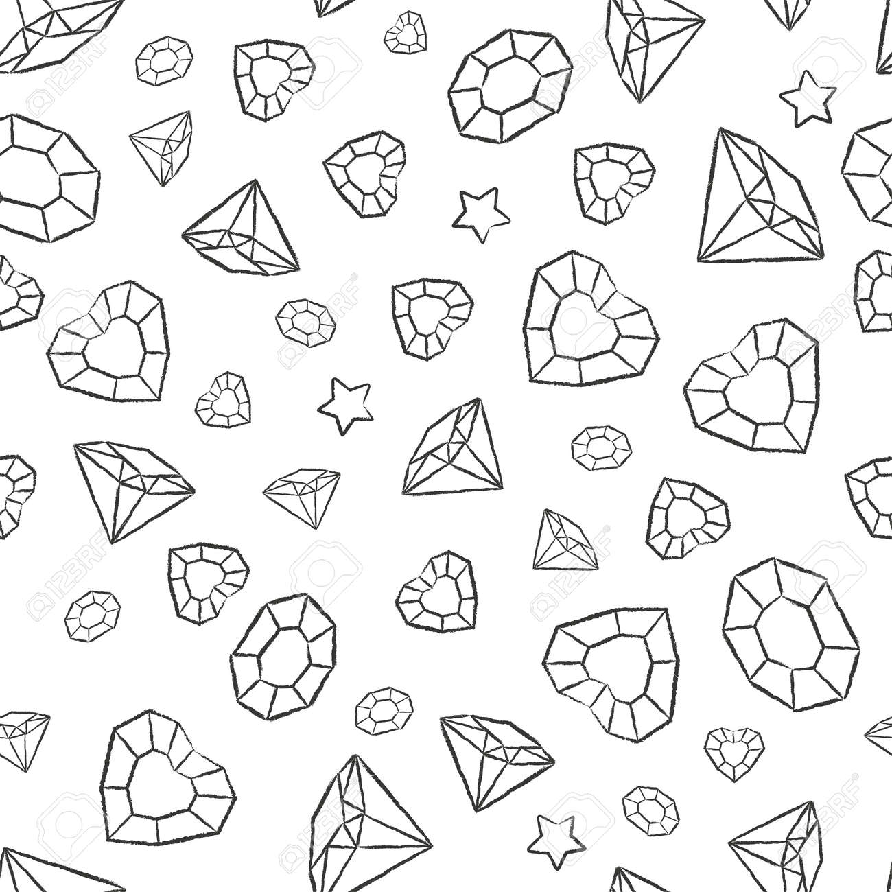 Art coloring pages pattern with stones digital illustration fashion print in modern style royalty free svg cliparts vectors and stock illustration image