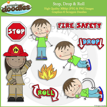 Stop drop roll by scrappin doodles tpt