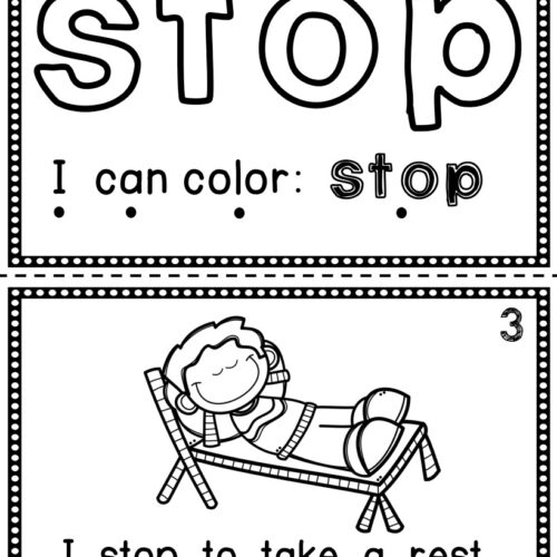 Sight word flip book flipbook