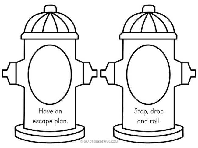 Free fire safety booklet for young kids grade onederful